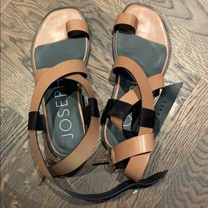 Size 38 leather JOSEPH gladiator sandals